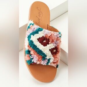 Free People Women's Yuma Woven Mule Sandals in Night Sand Size 40 / US 9.5 NEW